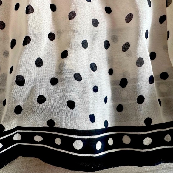 Max Studio SZ S Cream and Black fully lines skirt Nwt - Picture 5 of 7